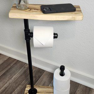 hackberry Live Edge Toilet Paper Holder